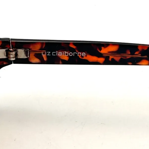 Liz Claiborne Sunglasses Womens Rectangular Tortoise Brown‎ 11876 Classic Chic - Image 8