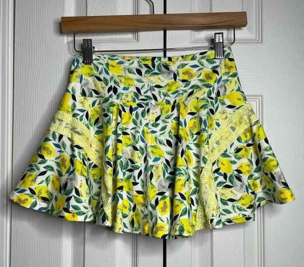 NEW Free People Movement Pleats and Thank You Skort Lemons Size Small - Image 5