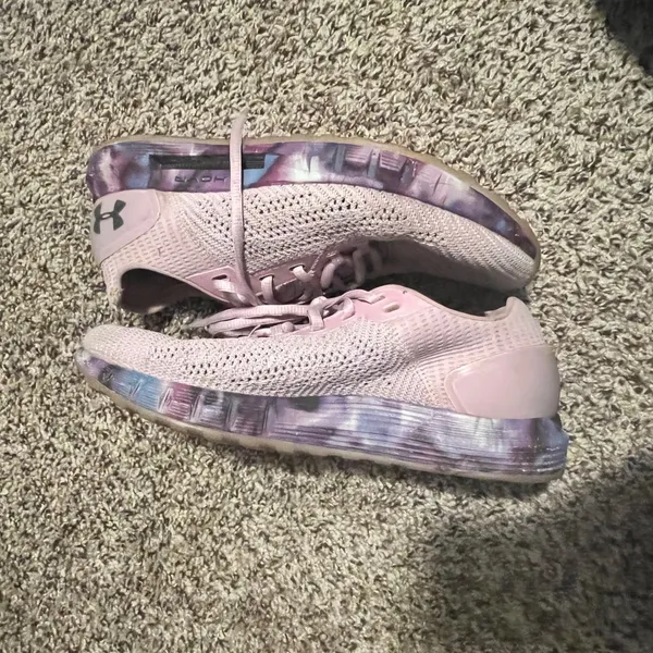 Under Armour HOVR Sonic‎ Running Shoes Lavender Knit Sneakers Womens 9 - Image 4