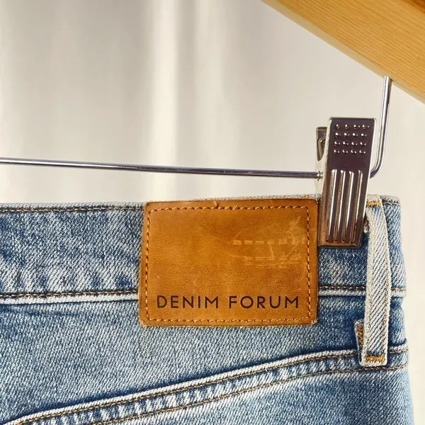 Denim Forum The Arlo High Rise Straight Jeans in Blue‎ Size 26 - Image 8
