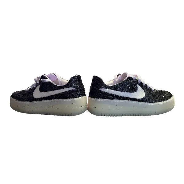 Nike Air Force 1 Sage Low LX Custom Glitter Violet Mist AR5409 500 Women's 10 - Image 5