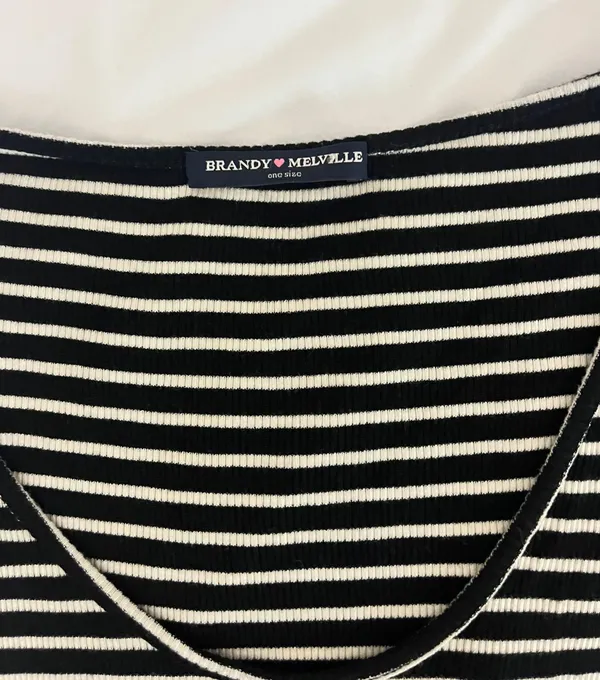Brandy Melville Striped Long Sleeve - Image 2
