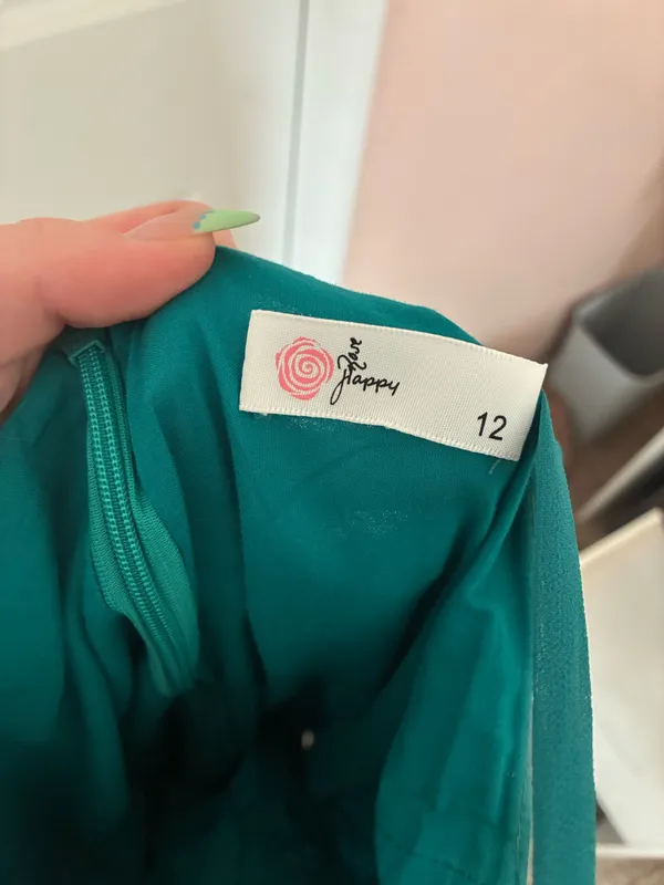 Beautiful dress Green Size XS - Image 9