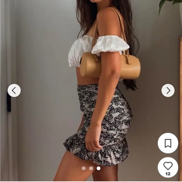 Zara ruffle mini skirt - Image 5