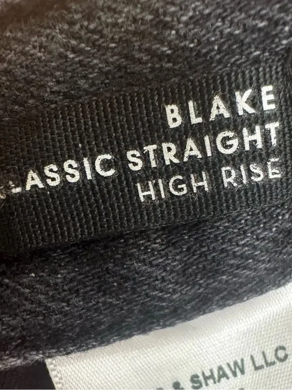 Veronica Beard Blake Classic Straight High Rise Washed Black 29 - Image 7