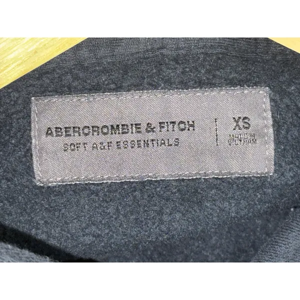 Abercrombie & Fitch Soft AF Essentials Black Pullover Hoodie Sweatshirt Size XS - Image 5