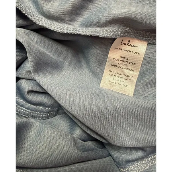 Lulus Slate Blue Formal Maxi Dress Size XL Long - Image 10