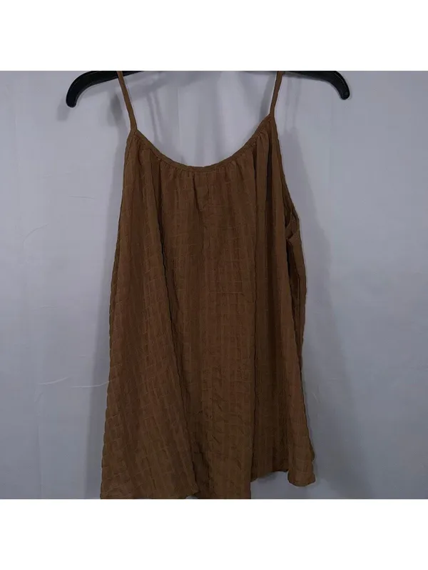 Flowy Textured Swing Tank Top Size: XL - Image 5