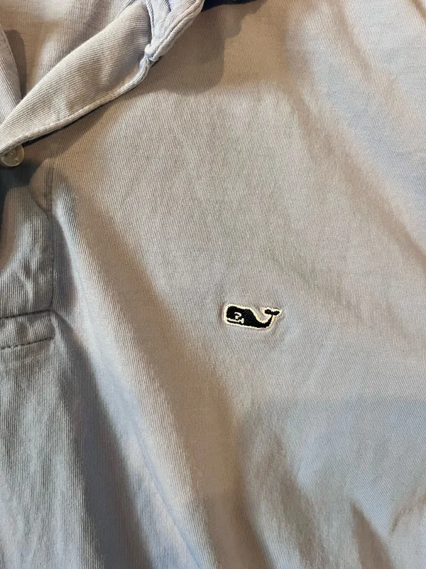 Vineyard vines men’s light blue polo shirt s - Image 3