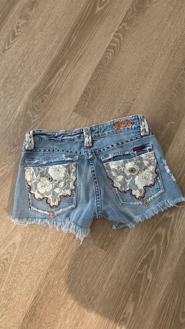 Vintage Miss Me Mini Shorts - Image 2