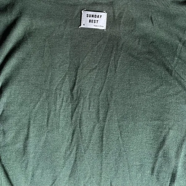 Aritzia Sunday Best Green Crop Tank Top - Image 3