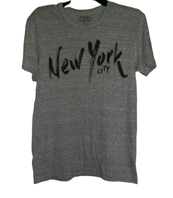 PHANTOM of Broadway Gray Tee Size Small - Image 2