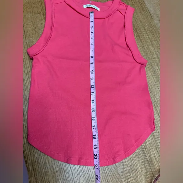 We The Free PeopleNWOT Kate Tank red/pink sz XL 16" ptp - Image 7