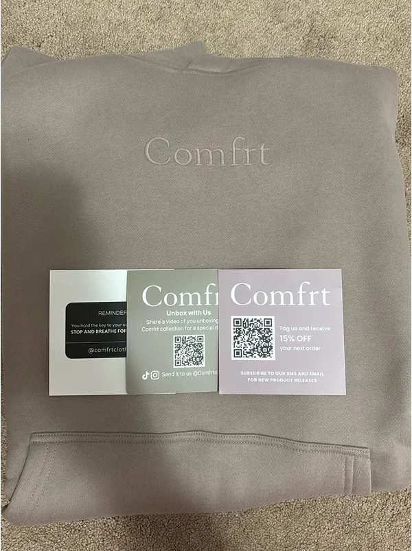 Comfrt Hoodie Gray - Image 2