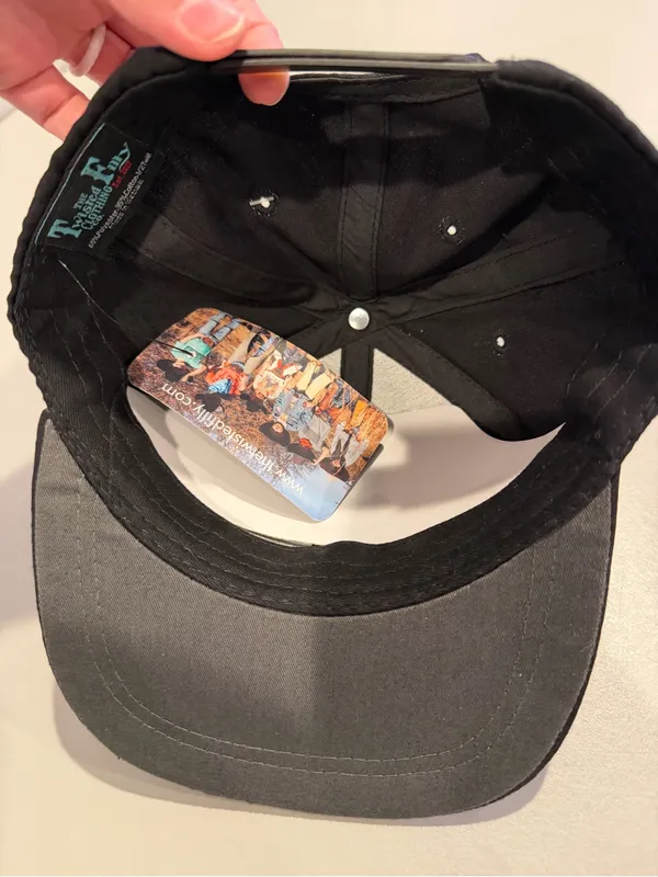 The Twisted Filly -Adult Snapback Hat - Black - Image 2