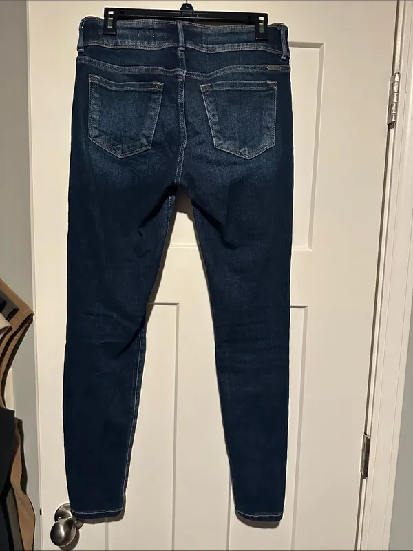 KanCan Dark Blue Women's Stretch Skinny Jeans - Image 8