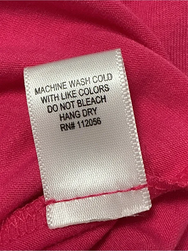 Zenana Hot Pink V-Neck T-Shirt Dress Size L NWT - Image 7