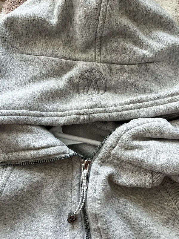 Grey Lululemon Scuba Half-Zip - Image 2