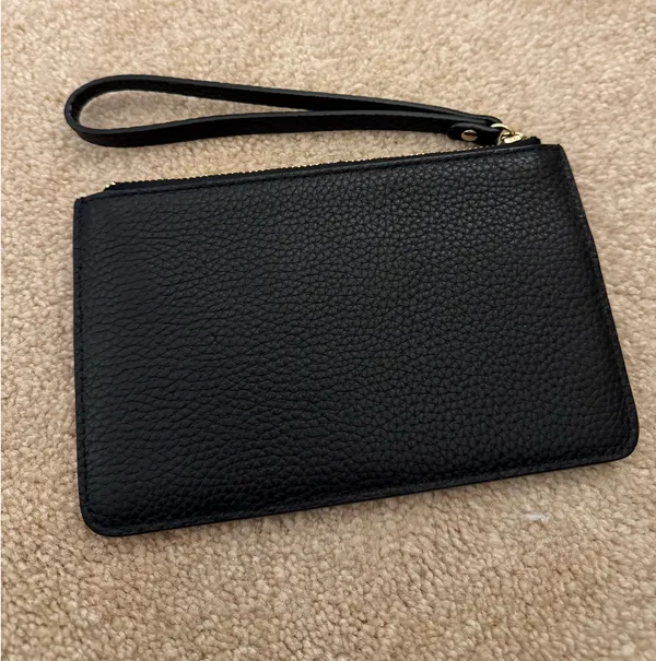 Kate Spade Wristlet Wallet Leather Black - Image 3