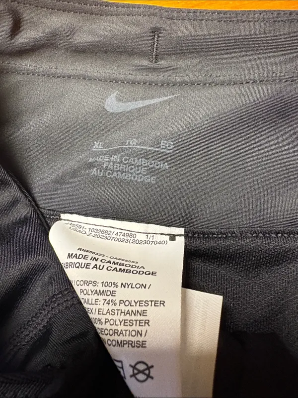 Nike Trail Repel Women's Black Marble-Print Running Shorts xl - Image 4