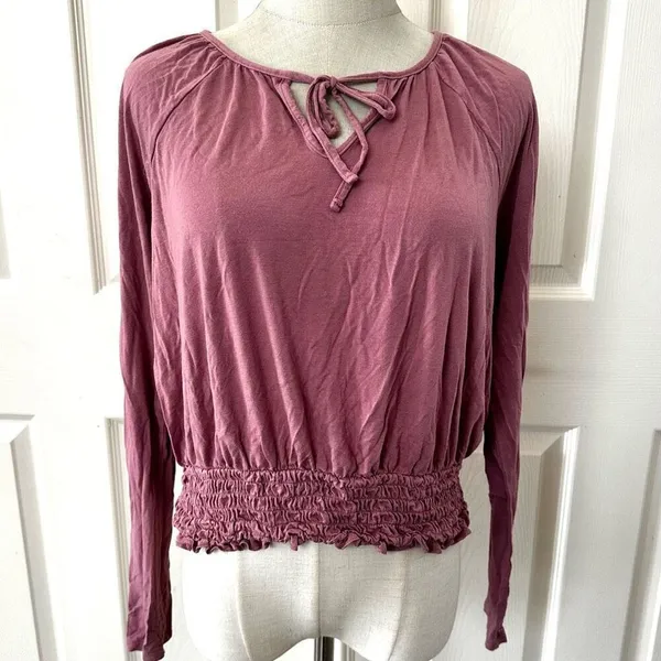 American Eagle Outfitters purple long sleeved top - Image 6
