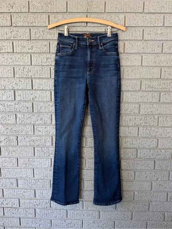 Mother The Insider Ankle Jeans in Mind Games Cropped Slim Bootcut Size 25 - Image 3