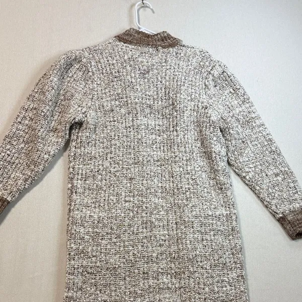 Monto Par Le Chois Cardigan in Cream and Brown - Image 6