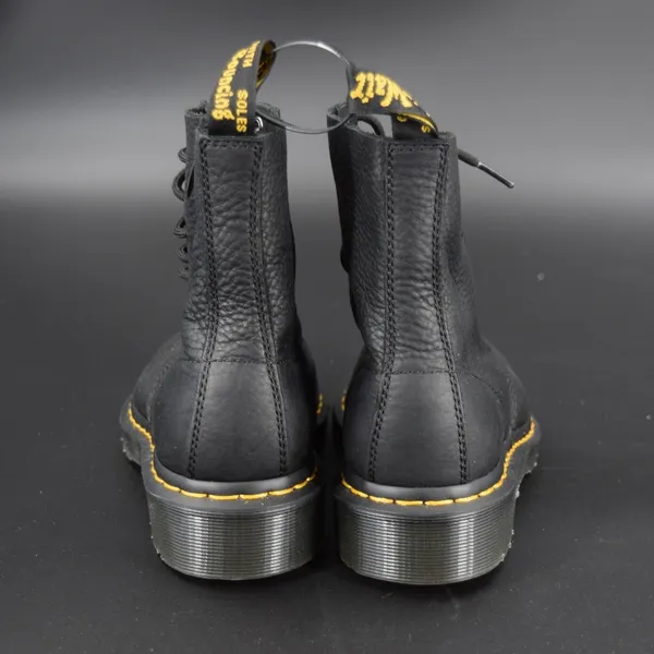 Dr. Martens 1460 Pascal Women 7 Black Excellent Virginia Leather Combat Boots - Image 3