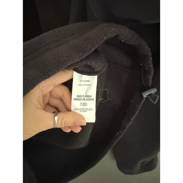 Columbia Womens Black Full Zip Fleece Jacket XL Outdoor Mock Neck‎ Small - Image 6