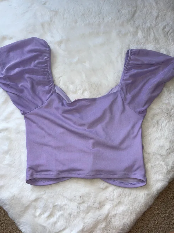 Purple Going Out Top Size M - Image 2