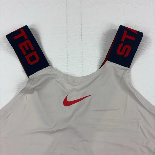 Nike Pro Dri-FIT Tank Top Womens Medium Beige United States Straps Athletic USA - Image 3