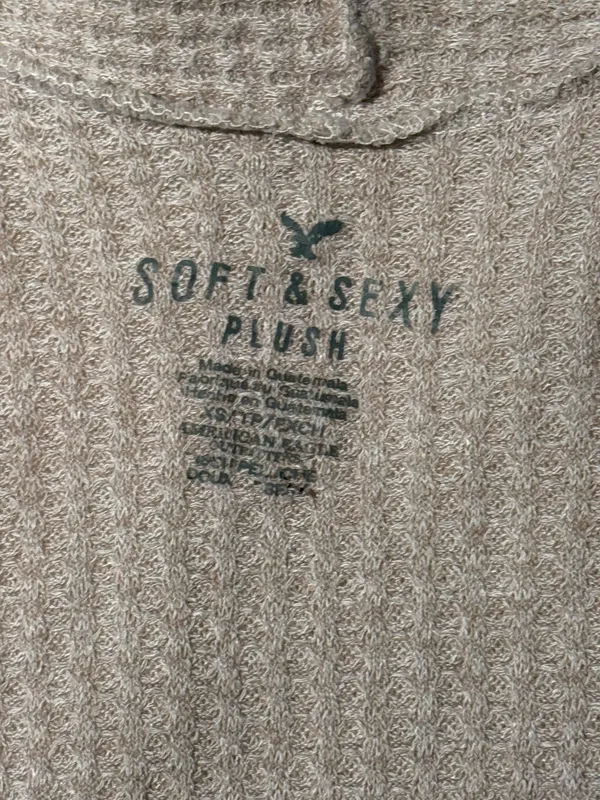American Eagle Soft & Sexy Tan Cardigan - Image 3