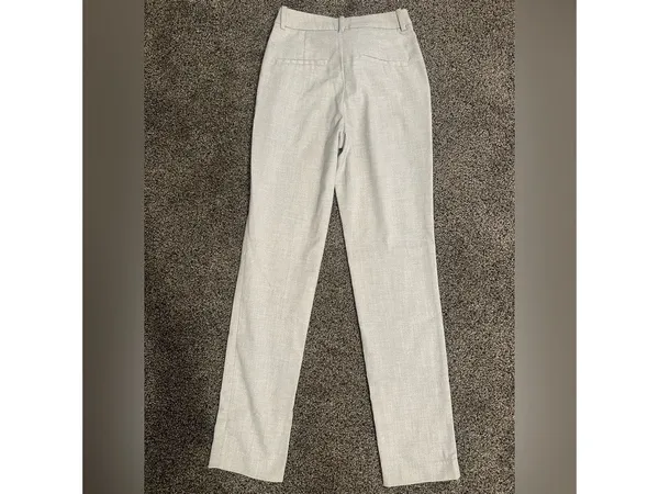 H&M Women Grey Slim Ankle Pants Size 0 - Image 6