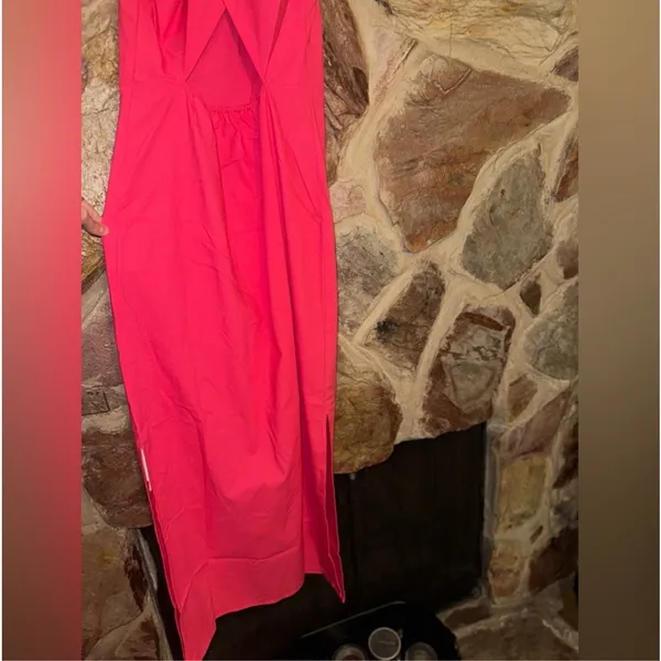 Commense Cotton & Linen Crisscross Long Dress size M - Image 5