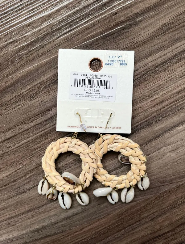 Outfitters Shell Dreamcatcher Earrings - Image 2
