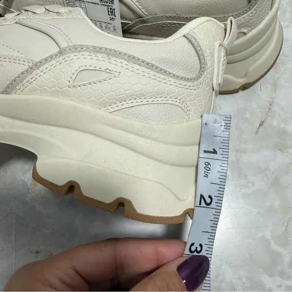 NWT Zara Women's Running‎ Sneakers Size 9 Zara 40 Minimalist Chunky Dad Sneakers - Image 10