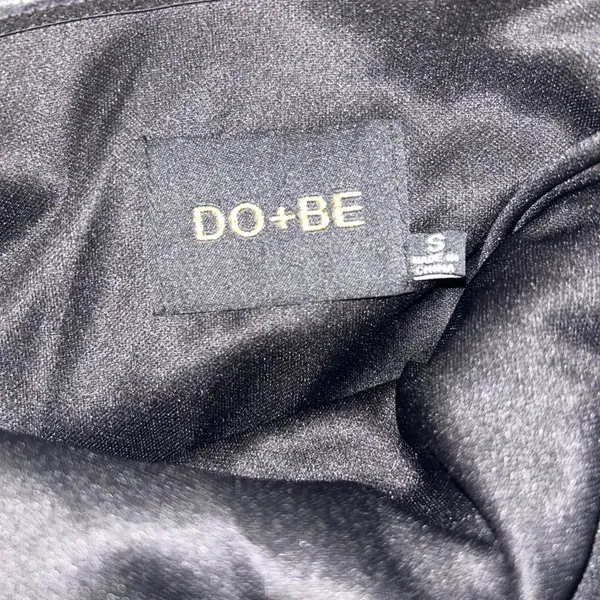 Do+Be Ruched Strapless Black Bubble Hem Cocktail Mini Dress Size Small - Image 6