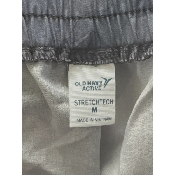 Old Navy Active StretchTech Camo Joggers‎ Grey Charcoal Medium Zipper Pockets - Image 13