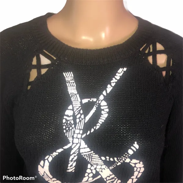 Young & Reckless logo cropped sweater - Image 2
