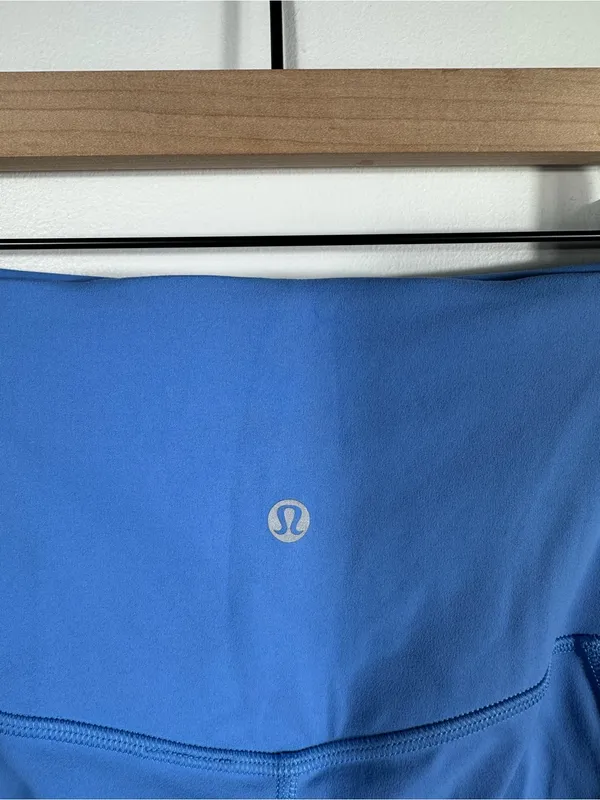 Lululemon Align High‎ Rise Pant Pockets 25” Size 6 Blue Nulu Leggings - Image 8