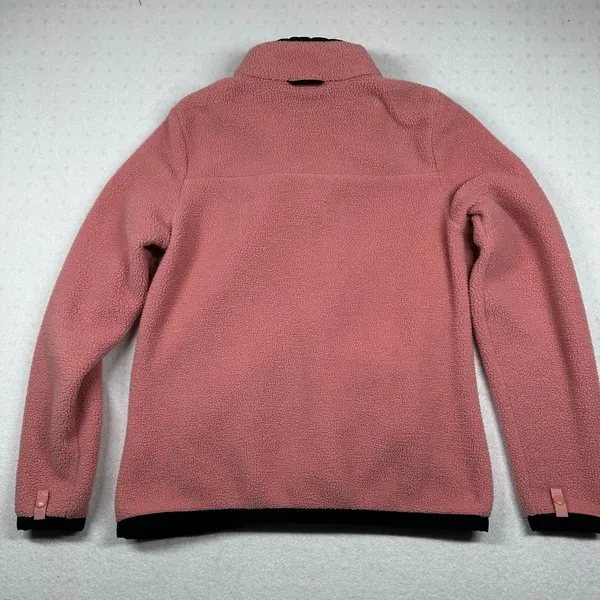 The North Face Womens Fleece Jacket Small Pink Full Zip Cozy Sherpa - Image 6