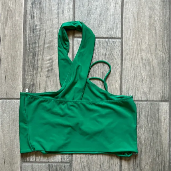 Better Be Vibrant Green Halter Top - Image 3