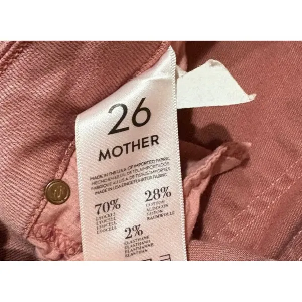 MOTHER The Looker Pop! Skinny Jeans Pink Size 26 - Image 4