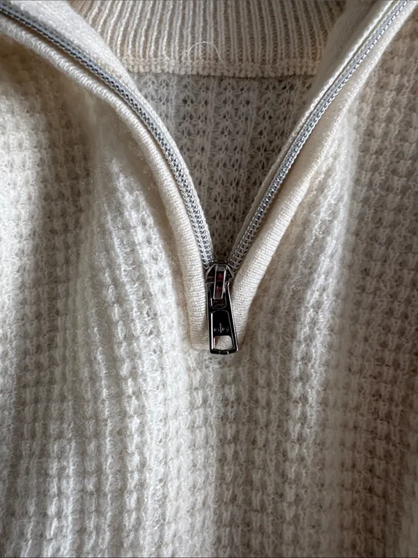 Alo cashmere quarter zip size small - Image 5