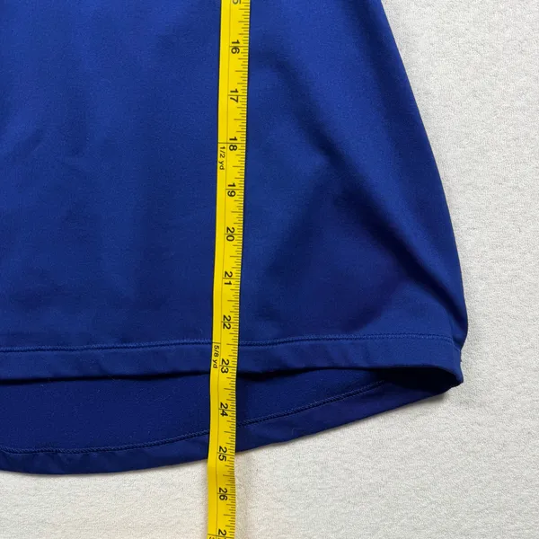 Nike Pro Dri-FIT Women’s 1/2 Zip Pullover Medium Blue Running Athletic Top - Image 9