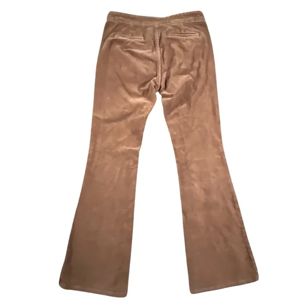 Brandy Melville J. Galt Corduroy Pants Women S Brown Flare Wide Leg Mid Rise 70s - Image 2