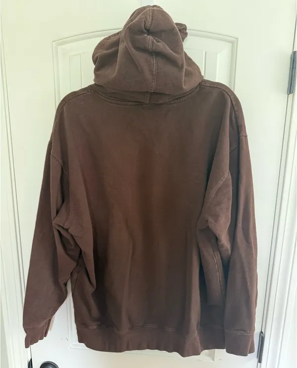 Morgan Wallen Last Night Hoodie Brown Size XL - Image 3