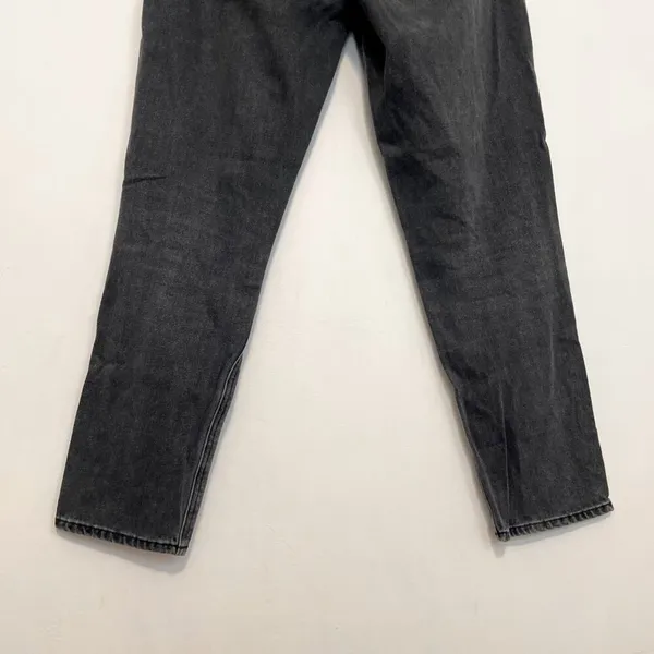 AMERICAN EAGLE AE Mom Jean Black Wash High Waisted High Rise Cropped Crop Ankle - Image 15
