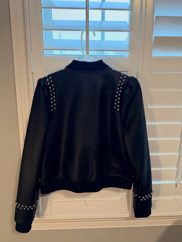 Saltwater Luxe Leather Studded Jacket - Image 2