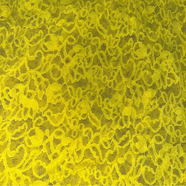 Vintage y2k Victoria’s Secret Yellow Stretch Lace Slip Mini Dress Sheer Nylon - Image 2